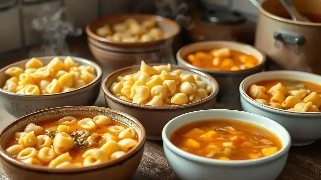 Macarrões curtos: perfeitos para caldos encorpados
