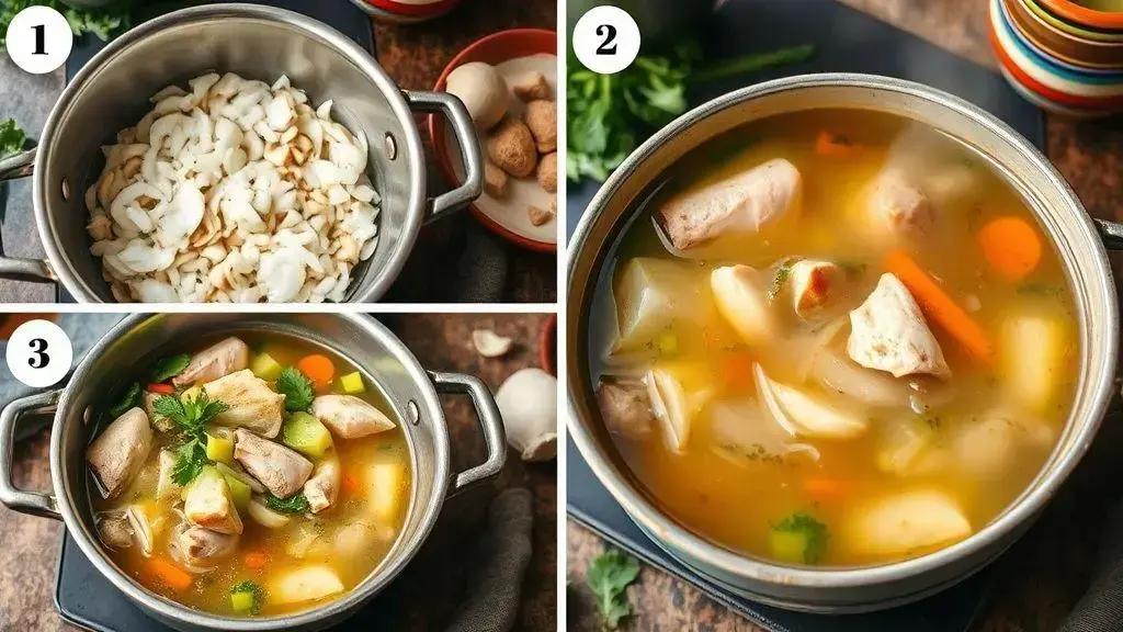O passo a passo da receita tradicional