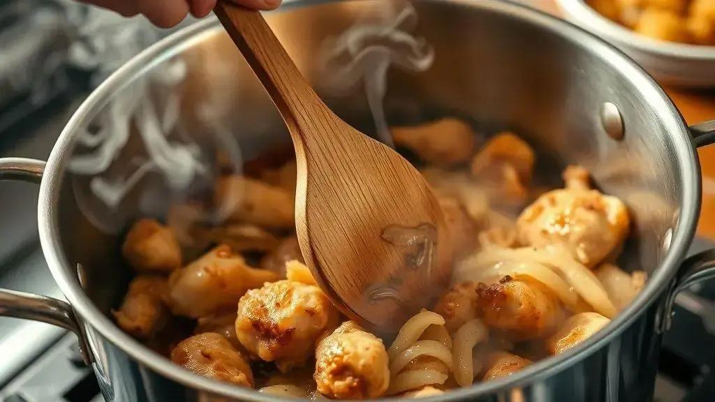 O segredo do caldo dourado e saboroso