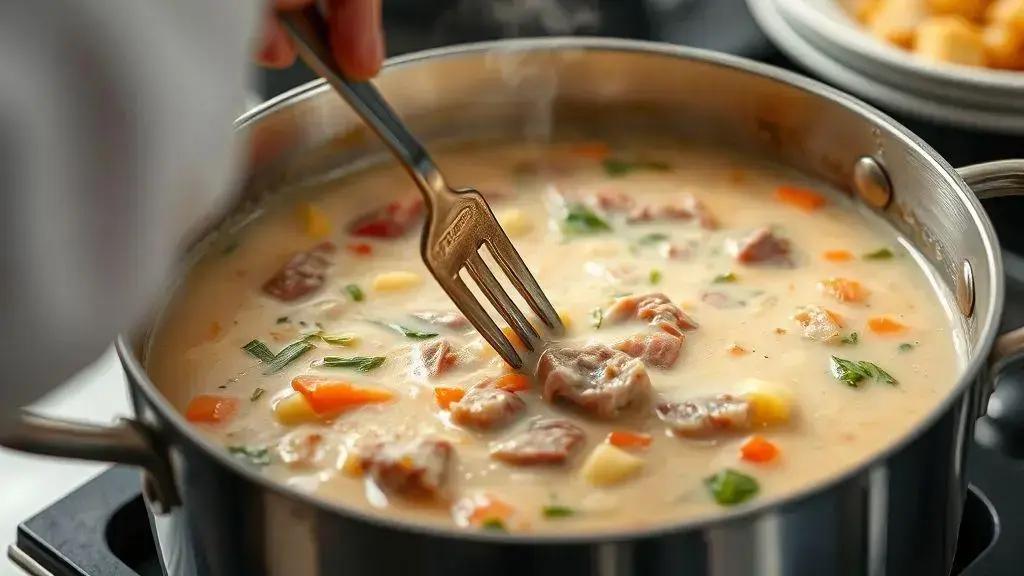 O segredo do ponto certo da carne e legumes