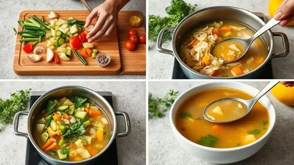 Passo a passo: como preparar sua sopa de legimes caseira