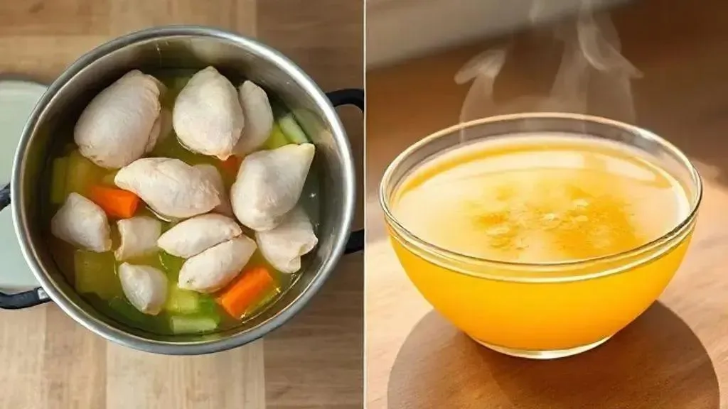 Passo a passo: do frango ao caldo dourado
