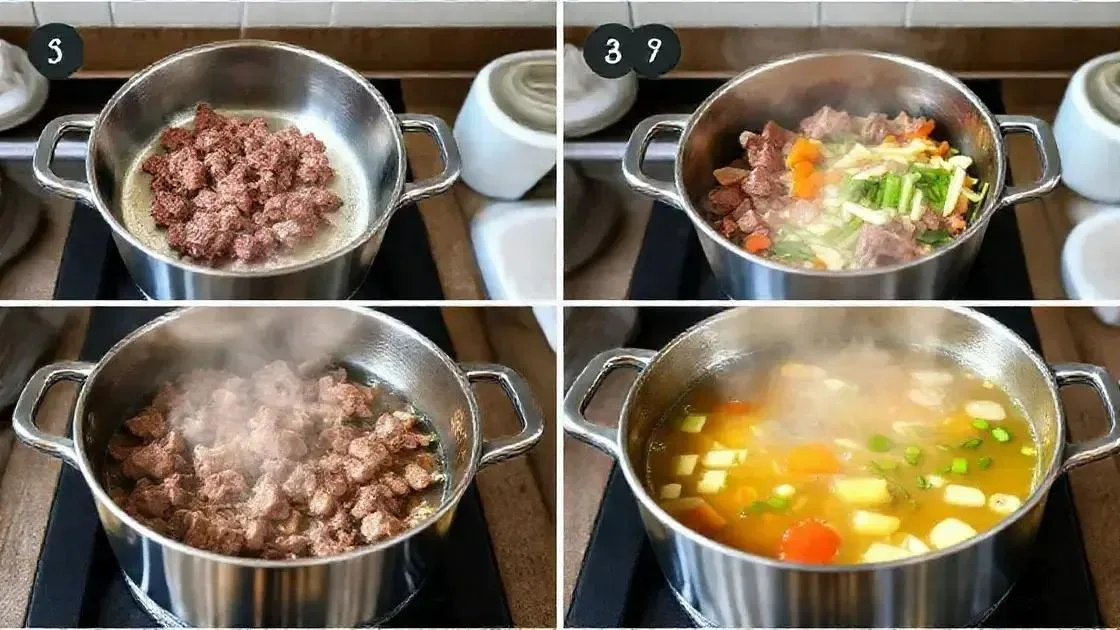 Passo a passo: do preparo da carne ao cozimento Passo a passo: do preparo da carne ao cozimento