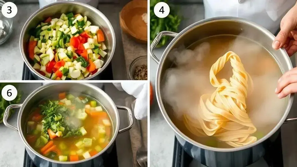 Passo a passo: do preparo dos legumes ao ponto do macarrão