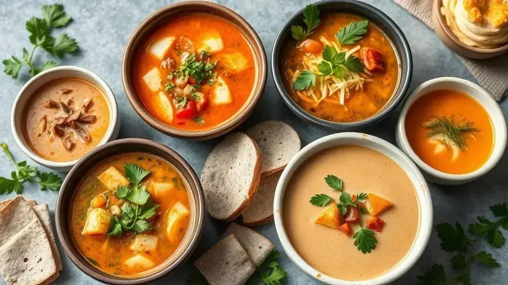 Receitas de sopas internacionais para viajar pelo paladar