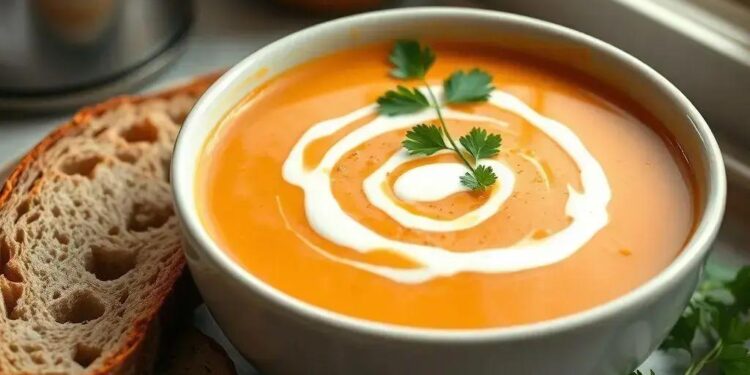Sopa cremosa de cenoura: receita que aquece o coração e o paladar