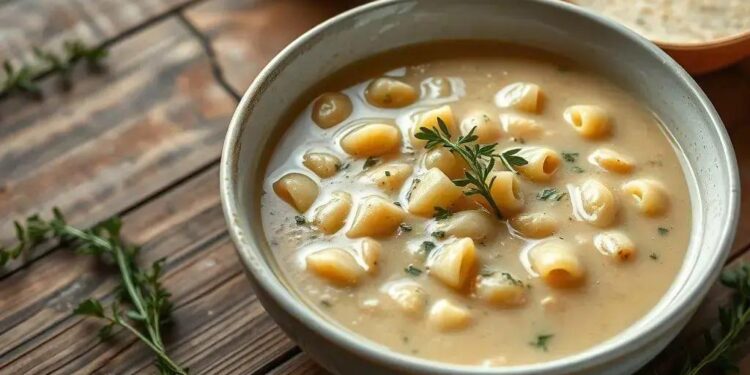 Sopa de agnoline cremosa: receita que vai conquistar seu paladar