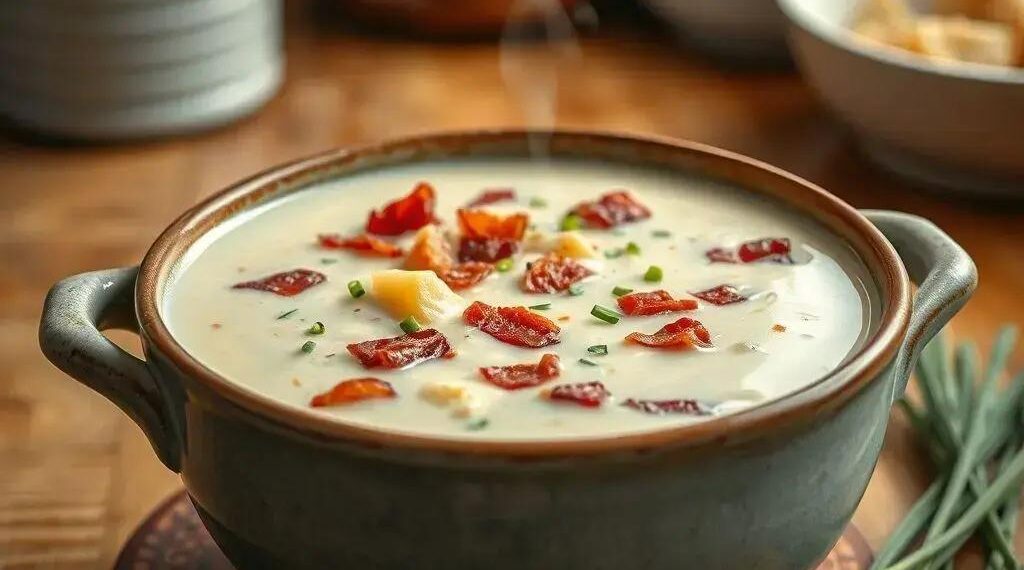 sopa de batata e bacon: o conforto que aquece a alma em dias frios