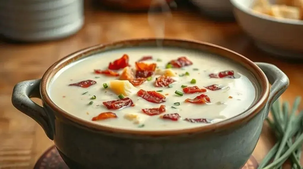 sopa de batata e bacon: o conforto que aquece a alma em dias frios