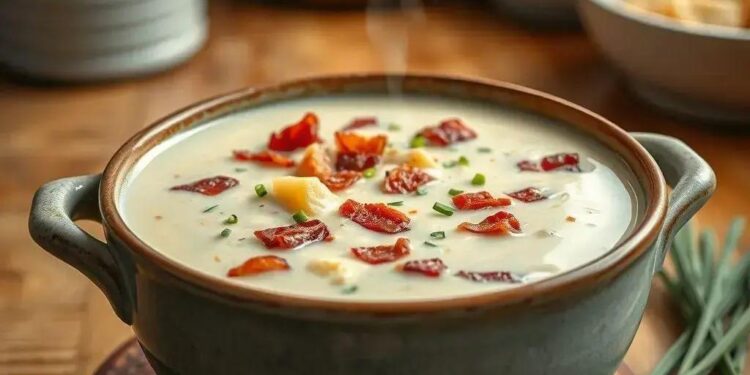 sopa de batata e bacon: o conforto que aquece a alma em dias frios