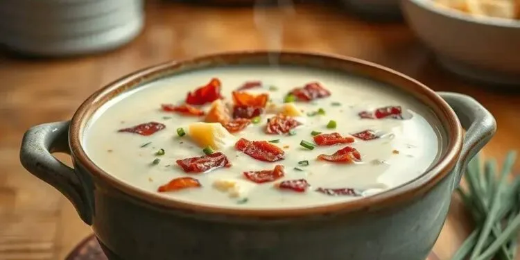 sopa de batata e bacon: o conforto que aquece a alma em dias frios