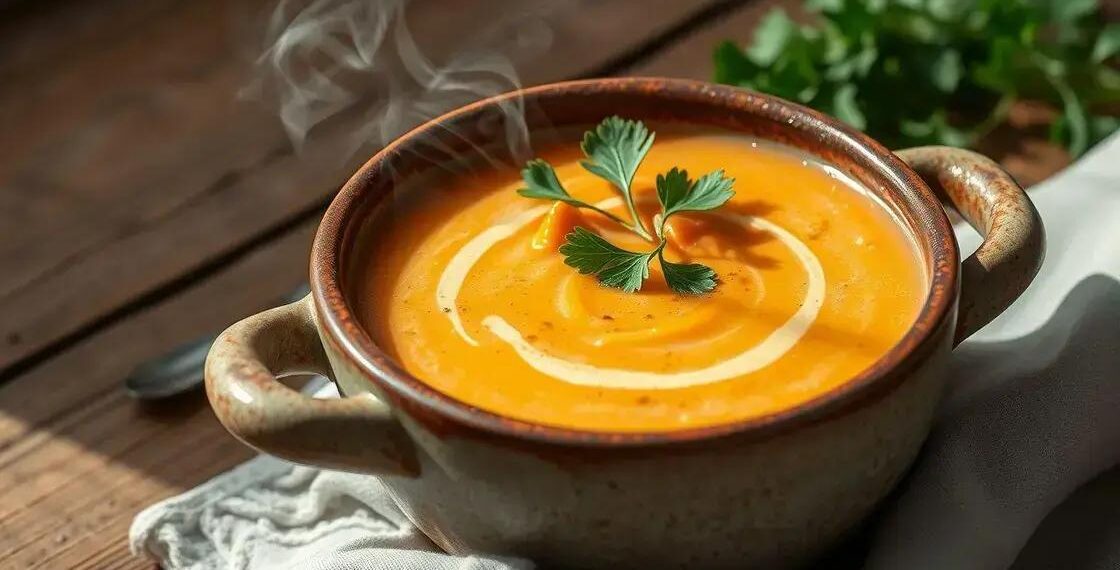 Sopa de cará: receita cremosa que aquece o coração em dias frios