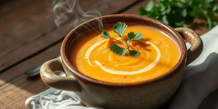 Sopa de cará: receita cremosa que aquece o coração em dias frios