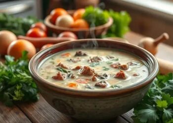 Sopa de carne com legumes cremosa: o conforto que sua família merece