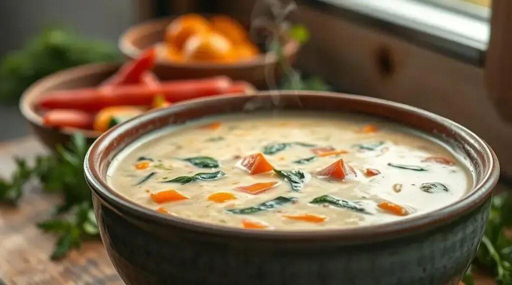 Sopa de legumes batido: receita cremosa que aquece o corpo e nutre a alma