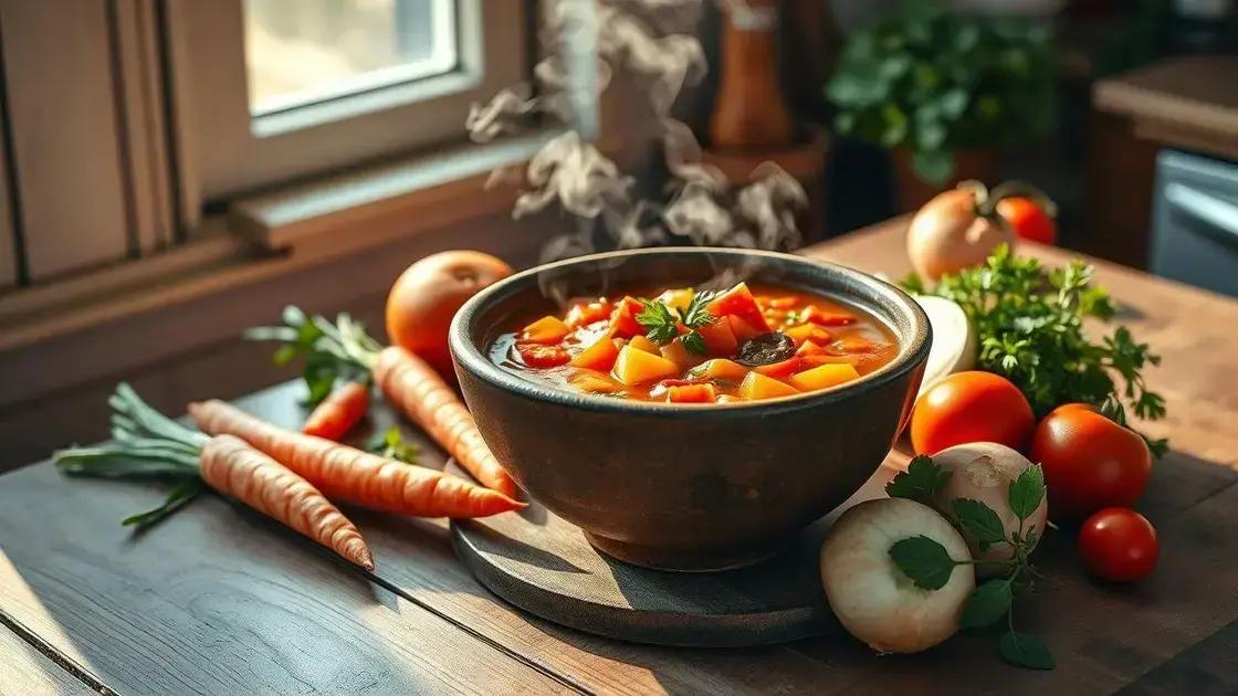 Sopa de legumes para imunidade: fortaleça suas defesas naturalmente