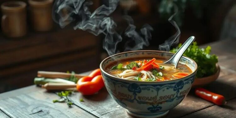 Sopa de macarrão com batata simples: receita caseira que aquece o coração