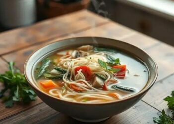 Sopa de macarrão simples: o conforto que você precisa em 20 minutos
