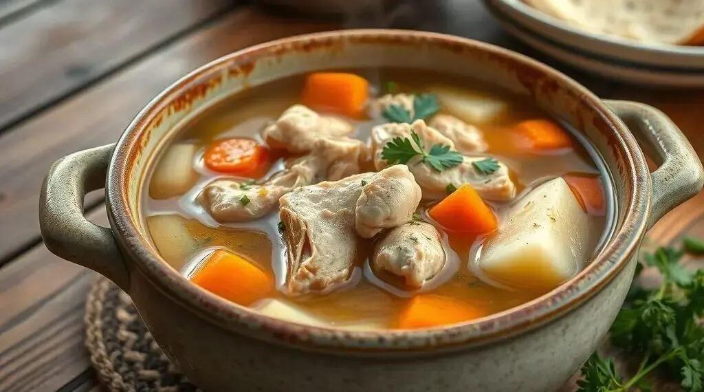 Sopa frango e legumes: receita que aquece o coração e fortalece a imunidade