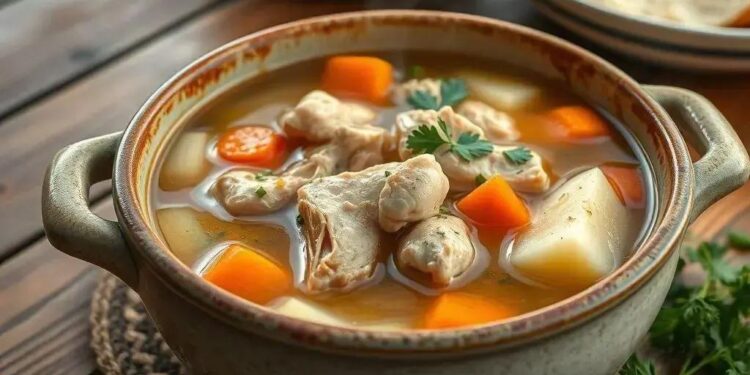 Sopa frango e legumes: receita que aquece o coração e fortalece a imunidade