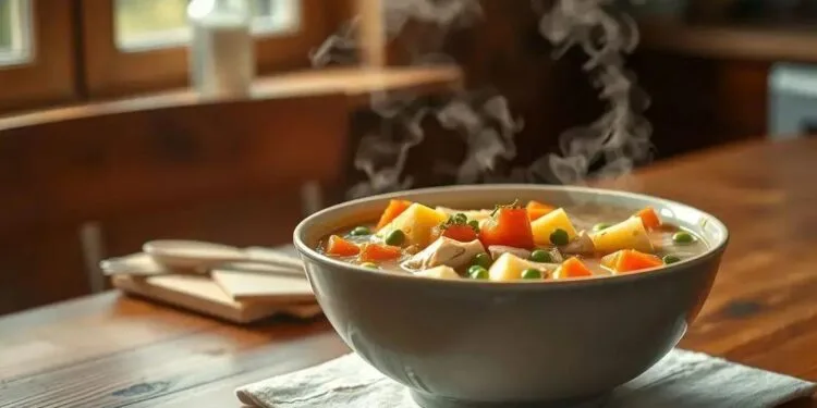 Sopa legumes e frango: receita caseira que aquece o coração em 30 minutos