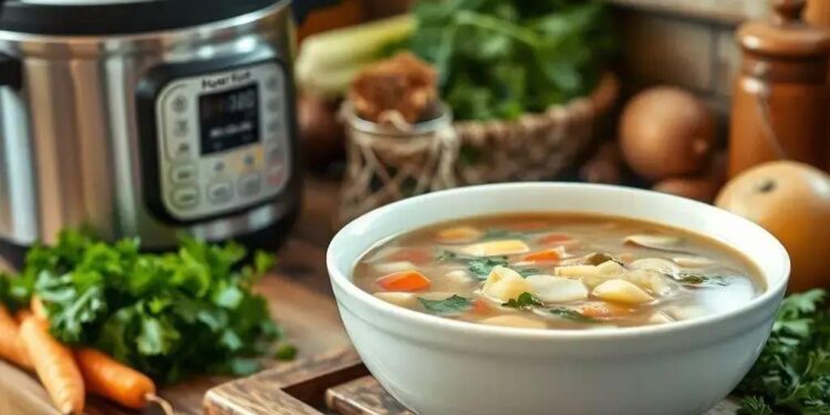 Sopa na panela de pressão simples: receitas rápidas que salvam seu jantar