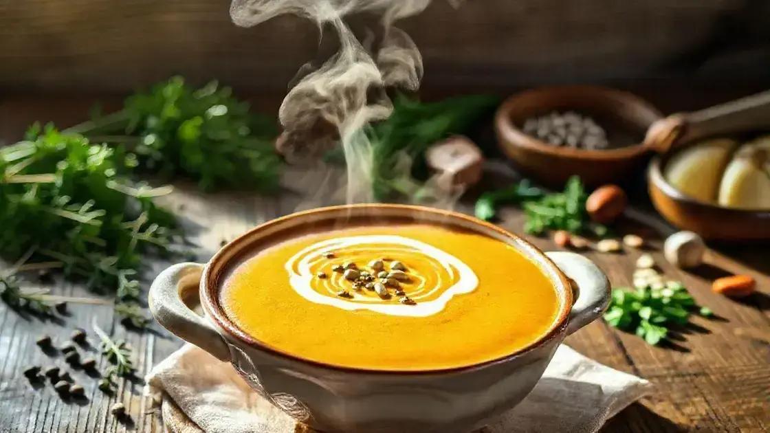 Sopas cremosas que conquistam qualquer paladar