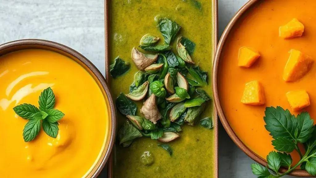 Sopas para diferentes objetivos: imunidade, detox e energia