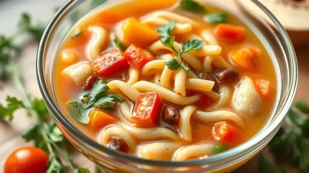 Versão light: macarrão integral com legumes e temperos frescos