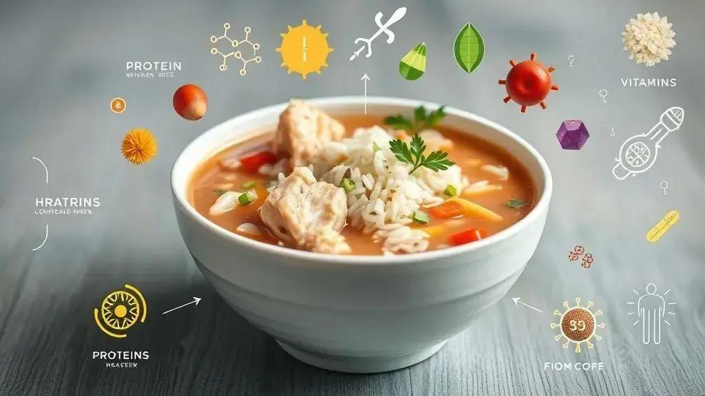 Benefícios nutricionais da canja de galinha