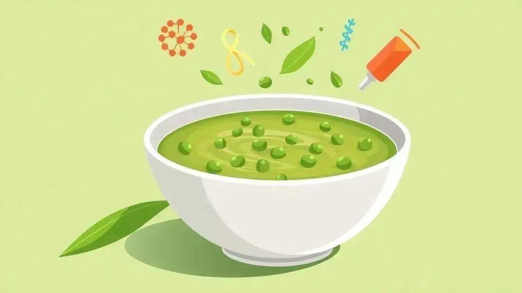 Benefícios nutricionais da sopa de ervilha