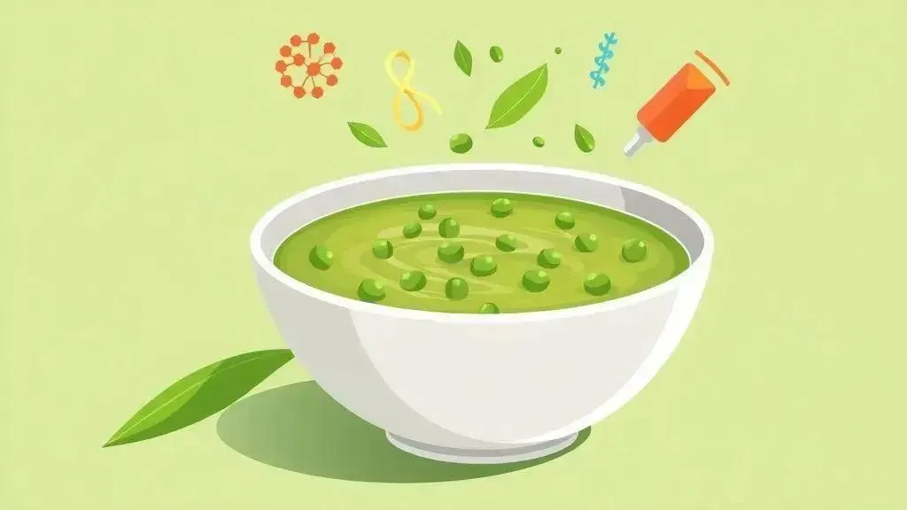 Benefícios nutricionais da sopa de ervilha