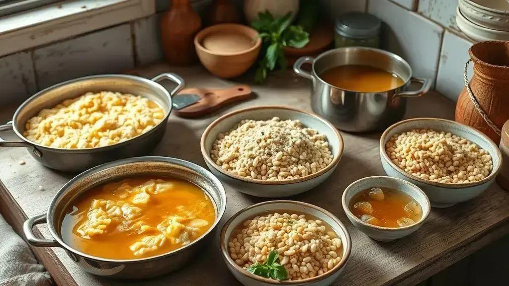 Caldo como base para outras receitas