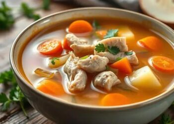Calorias da sopa de legumes com frango: descubra quantas tem e como emagrecer