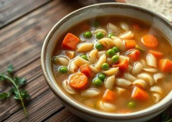 Calorias sopa de legumes com macarrão: descubra o valor nutricional ideal