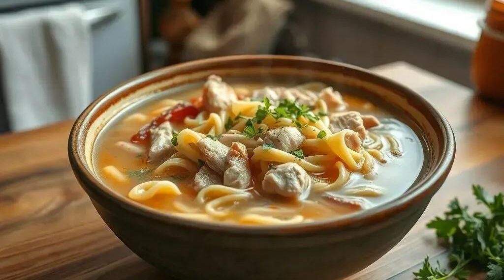 Canja com macarrão: o segredo da receita que aquece corações e cura resfriados