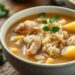 Canja de galinha com arroz e batata: o segredo para dias frios e recuperação rápida