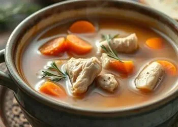 Canja de galinha com cenoura: o remédio caseiro que vai além do sabor