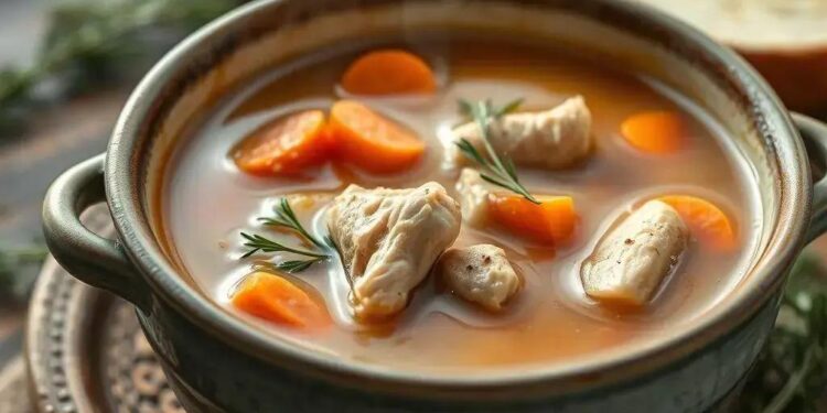 Canja de galinha com cenoura: o remédio caseiro que vai além do sabor