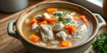 Canja de galinha receita simples: o conforto que cura e aquece a alma