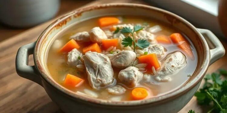 Canja de galinha receita simples: o conforto que cura e aquece a alma