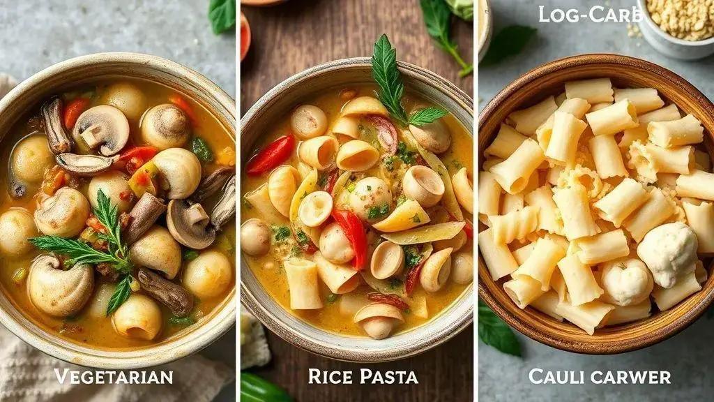 Como adaptar a receita para dietas especiais
