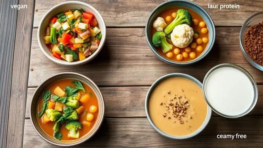 Como adaptar a receita para diferentes dietas