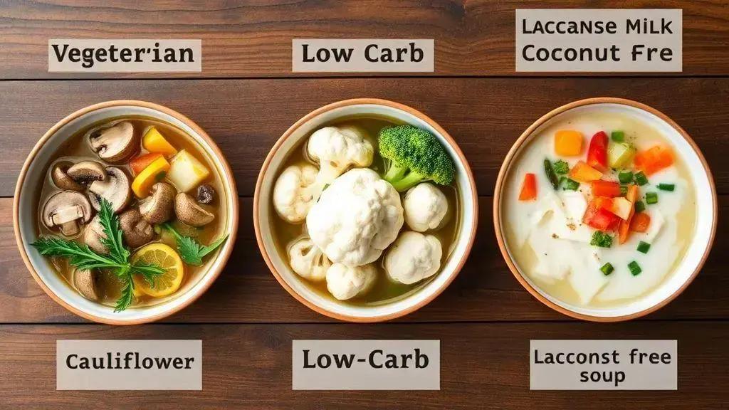 Como adaptar caldos para dietas especiais