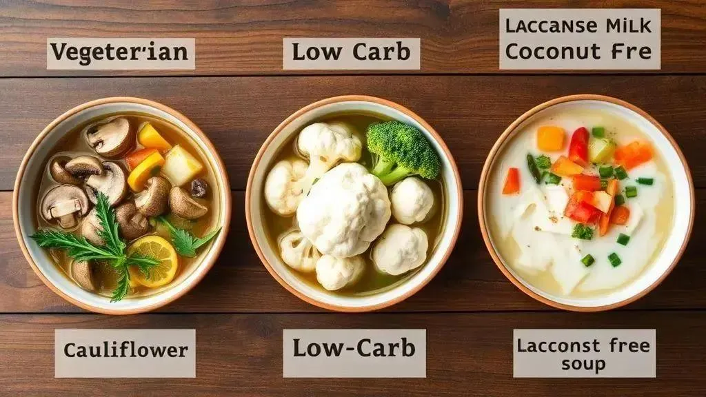 Como adaptar caldos para dietas especiais