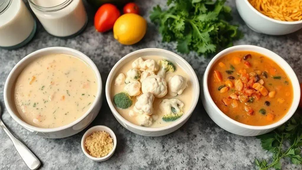 Como adaptar sopas para dietas especiais