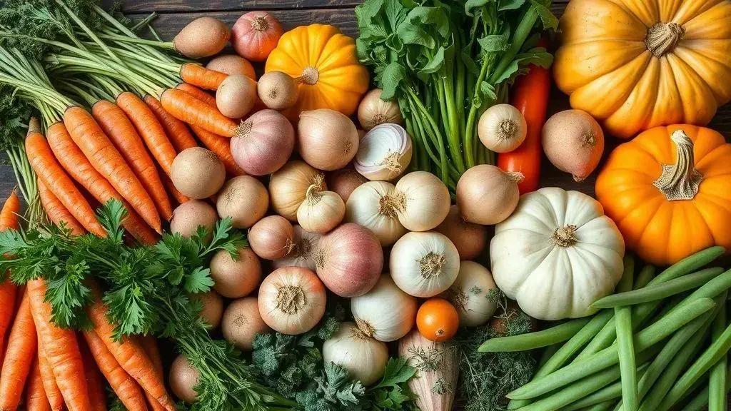 Como escolher os legumes ideais para sua sopa