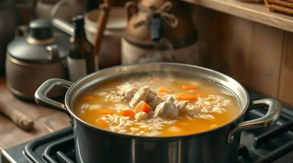 Como fazer canja de galinha na panela normal: receita caseira que cura