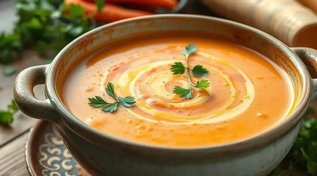 Como fazer sopa de cenoura e batata: receita cremosa que aquece o coração
