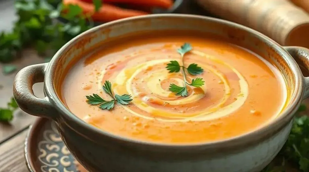 Como fazer sopa de cenoura e batata: receita cremosa que aquece o coração